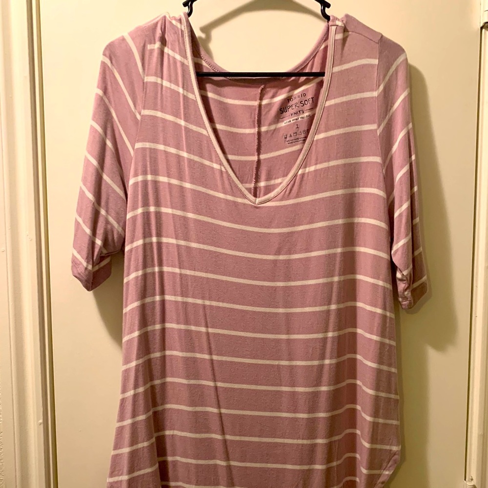 Super Soft Striped Torrid Shirt